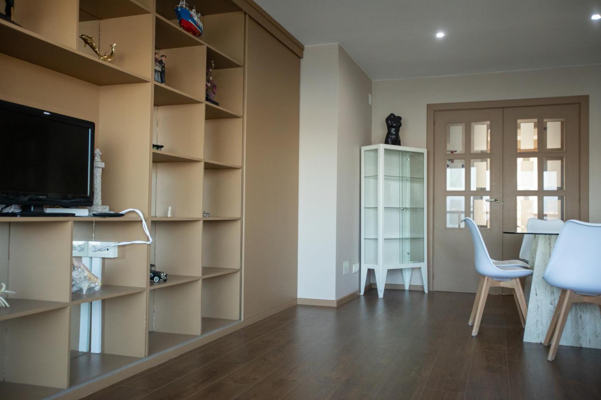 Primera Linea Playa 6 Huesped Con Garaje Apartamento Baiona
